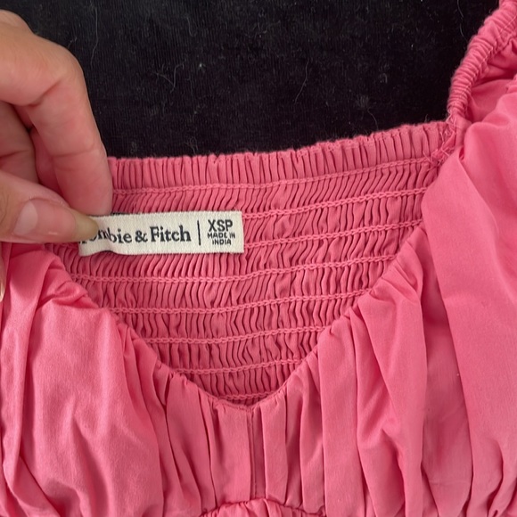 Bright pink Abercrombie & Fitch XSP maxi dress - Picture 4 of 8
